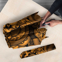 Aotearoa Maori Hei Tiki Umbrella Koura Kowhaiwhai Puhoro Motif LT9 - Polynesian Pride