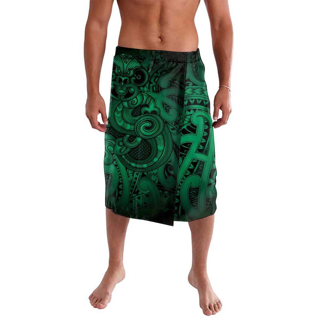 Aotearoa Maori Hei Tiki Lavalava Kakariki Kowhaiwhai Puhoro Motif