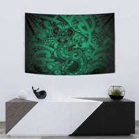 Aotearoa Maori Hei Tiki Tapestry Kakariki Kowhaiwhai Puhoro Motif LT9 - Polynesian Pride