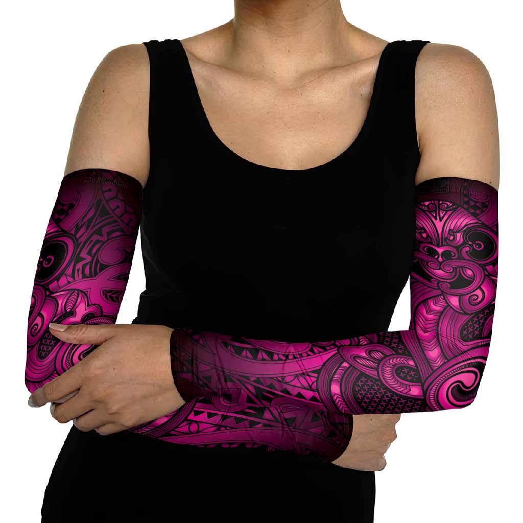 Aotearoa Maori Hei Tiki Arm Sleeves Mawhero Kowhaiwhai Puhoro Motif LT9 - Polynesian Pride