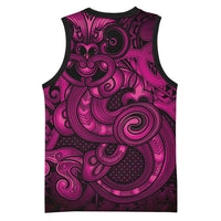 Aotearoa Maori Hei Tiki Basketball Jersey Mawhero Kowhaiwhai Puhoro Motif LT9 - Polynesian Pride