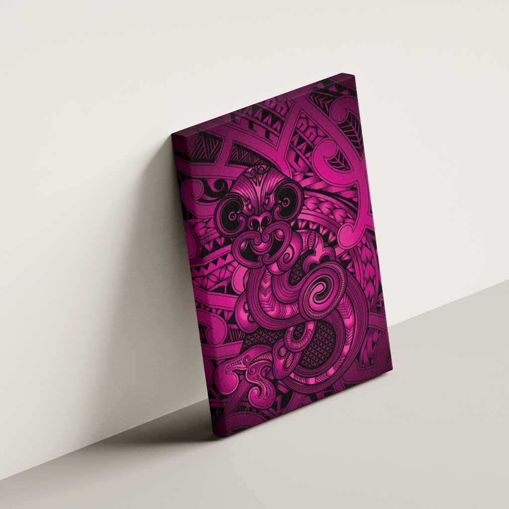 Aotearoa Maori Hei Tiki Canvas Wall Art Mawhero Kowhaiwhai Puhoro Motif LT9 - Polynesian Pride