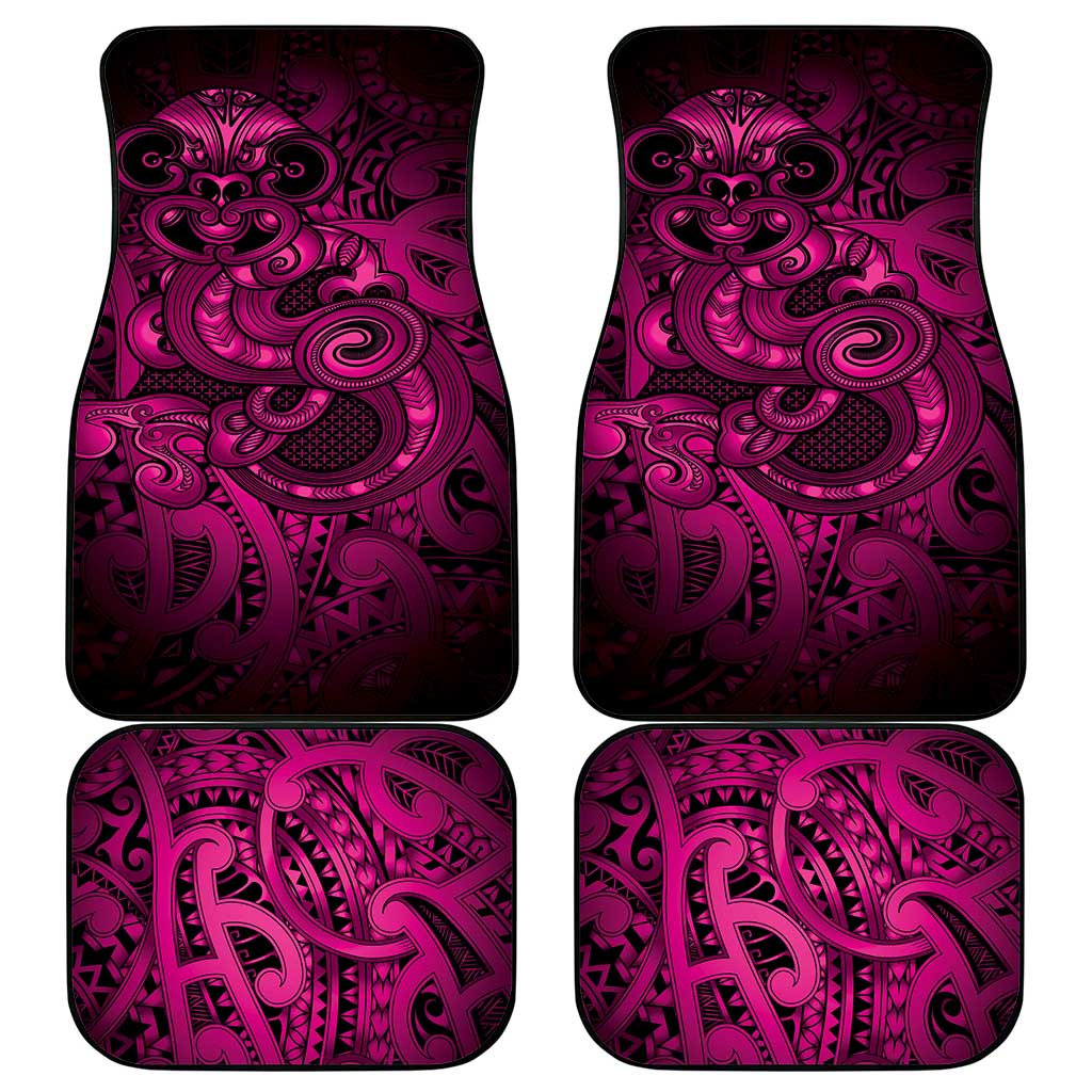 Aotearoa Maori Hei Tiki Car Mats Mawhero Kowhaiwhai Puhoro Motif LT9 - Polynesian Pride