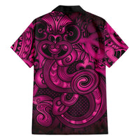 Aotearoa Maori Hei Tiki Family Matching Puletasi and Hawaiian Shirt Mawhero Kowhaiwhai Puhoro Motif LT9 - Polynesian Pride