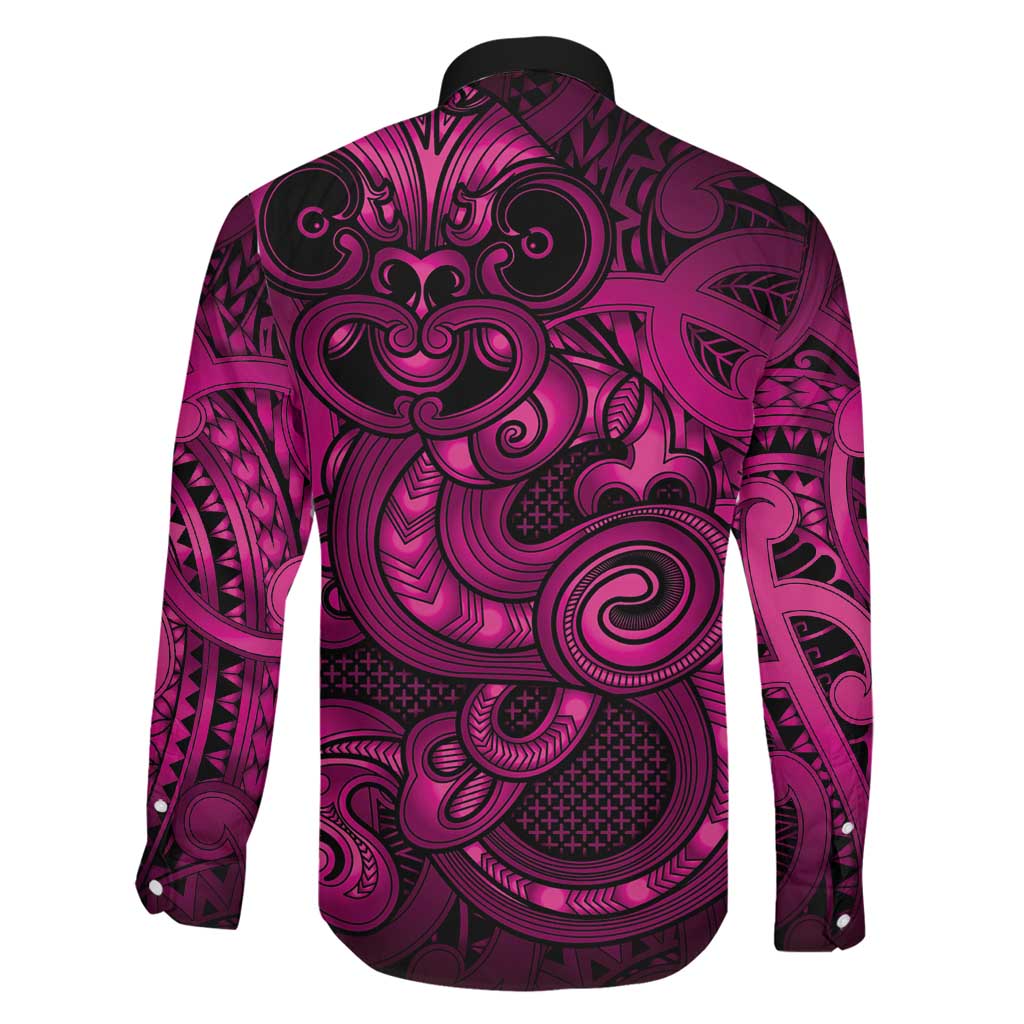 Aotearoa Maori Hei Tiki Family Matching Puletasi and Hawaiian Shirt Mawhero Kowhaiwhai Puhoro Motif LT9 - Polynesian Pride