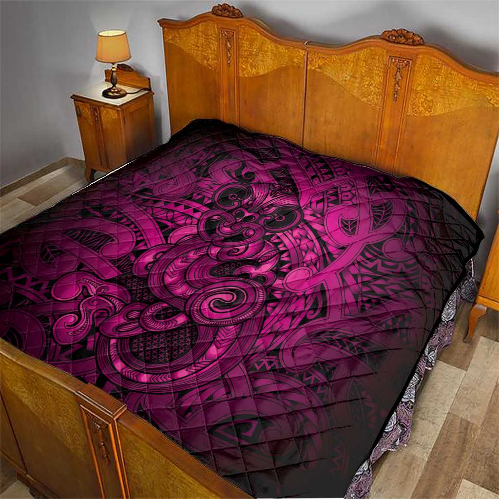 Aotearoa Maori Hei Tiki Quilt Mawhero Kowhaiwhai Puhoro Motif LT9 - Polynesian Pride