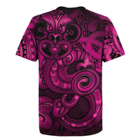 Aotearoa Maori Hei Tiki Rugby Jersey Mawhero Kowhaiwhai Puhoro Motif