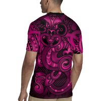 Aotearoa Maori Hei Tiki Rugby Jersey Mawhero Kowhaiwhai Puhoro Motif