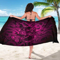 Aotearoa Maori Hei Tiki Sarong Mawhero Kowhaiwhai Puhoro Motif LT9 - Polynesian Pride
