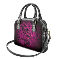 Aotearoa Maori Hei Tiki Shoulder Handbag Mawhero Kowhaiwhai Puhoro Motif LT9 - Polynesian Pride