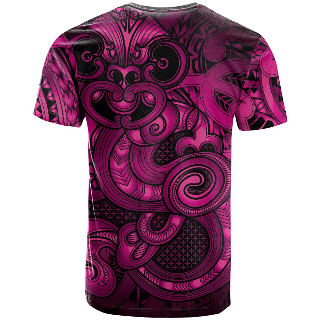 Aotearoa Maori Hei Tiki T Shirt Mawhero Kowhaiwhai Puhoro Motif LT9 - Polynesian Pride