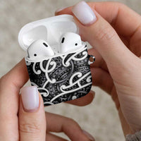 Aotearoa Maori Kowhaiwhai AirPods Case Kiwikiwi Puhoro and Patiki