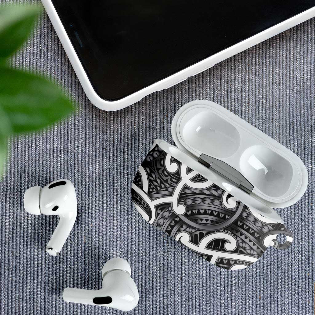 Aotearoa Maori Kowhaiwhai AirPods Case Kiwikiwi Puhoro and Patiki
