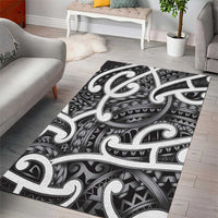 Aotearoa Maori Kowhaiwhai Area Rug Kiwikiwi Puhoro and Patiki LT9 - Polynesian Pride