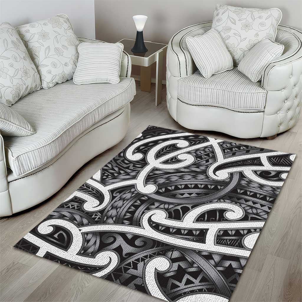 Aotearoa Maori Kowhaiwhai Area Rug Kiwikiwi Puhoro and Patiki LT9 - Polynesian Pride