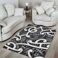 Aotearoa Maori Kowhaiwhai Area Rug Kiwikiwi Puhoro and Patiki LT9 - Polynesian Pride