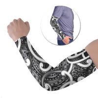 Aotearoa Maori Kowhaiwhai Arm Sleeves Kiwikiwi Puhoro and Patiki