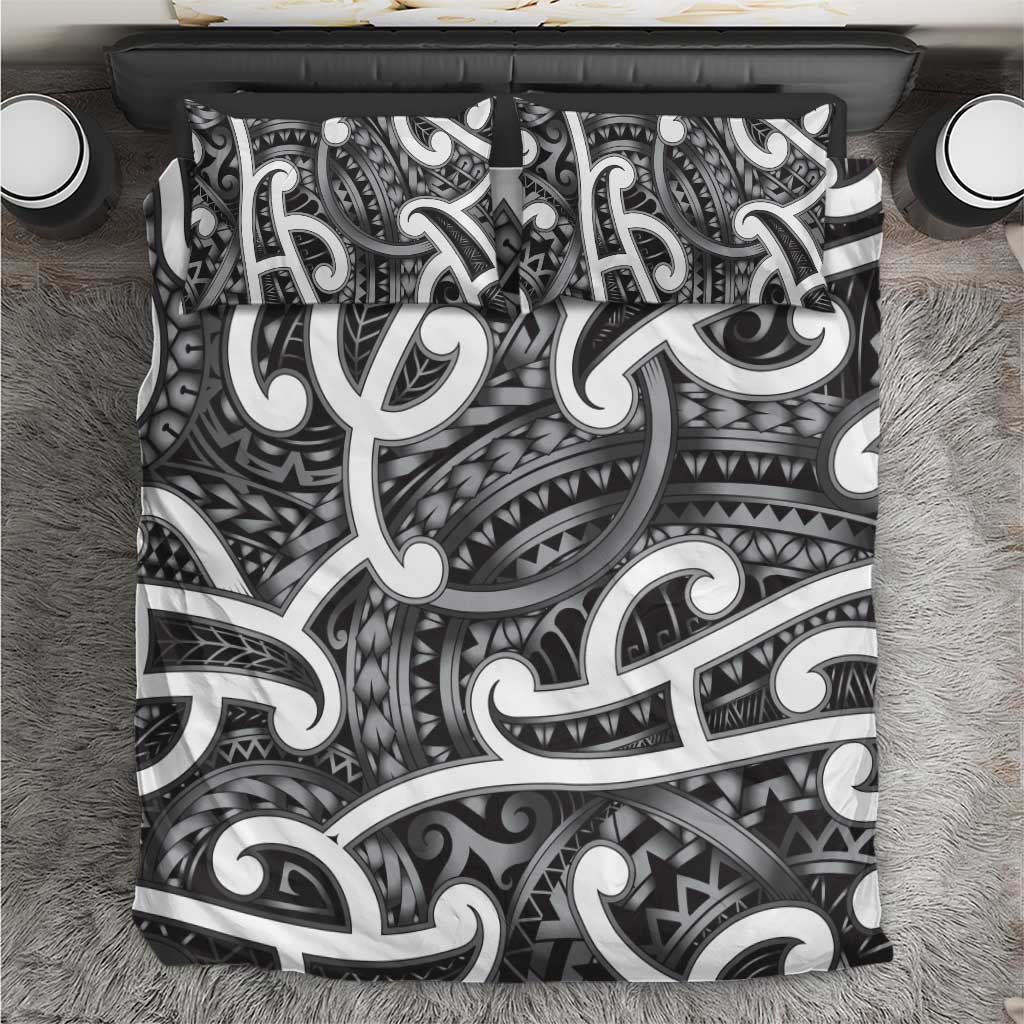 Aotearoa Maori Kowhaiwhai Bedding Set Kiwikiwi Puhoro and Patiki