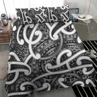 Aotearoa Maori Kowhaiwhai Bedding Set Kiwikiwi Puhoro and Patiki