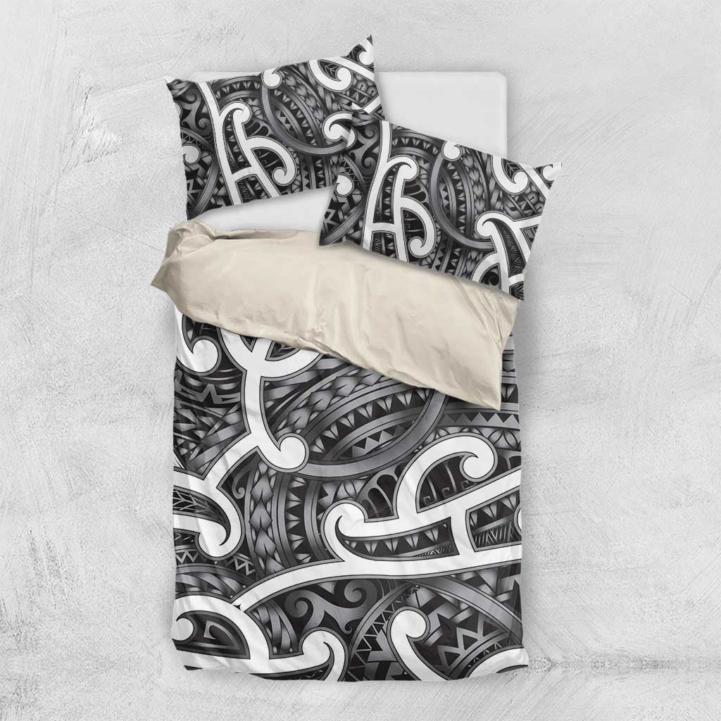 Aotearoa Maori Kowhaiwhai Bedding Set Kiwikiwi Puhoro and Patiki