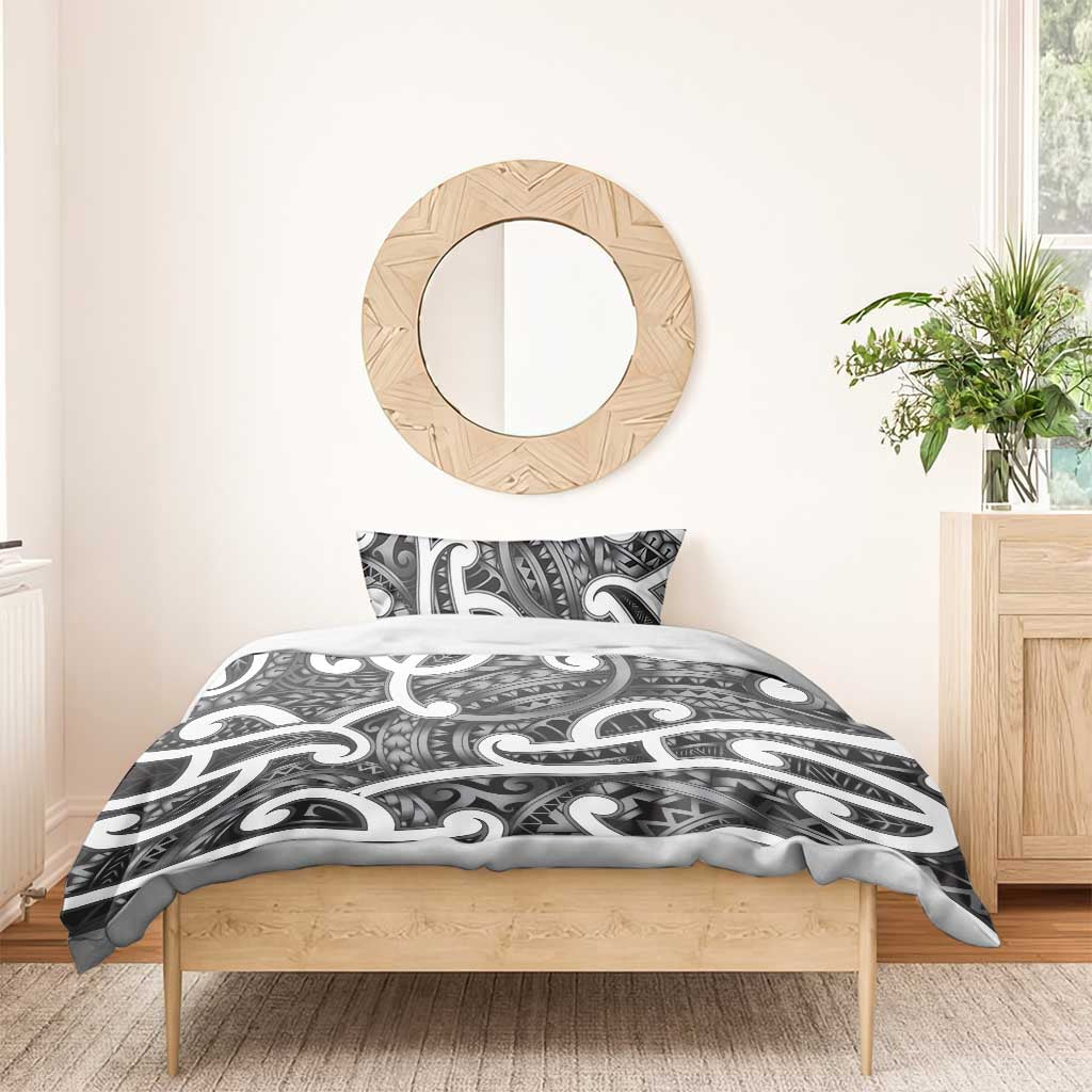 Aotearoa Maori Kowhaiwhai Bedding Set Kiwikiwi Puhoro and Patiki