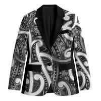 Aotearoa Maori Kowhaiwhai Blazer Kiwikiwi Puhoro and Patiki