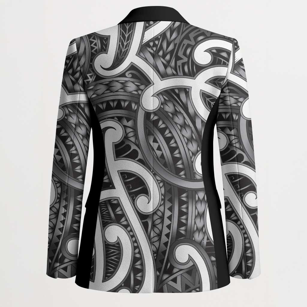 Aotearoa Maori Kowhaiwhai Blazer Kiwikiwi Puhoro and Patiki