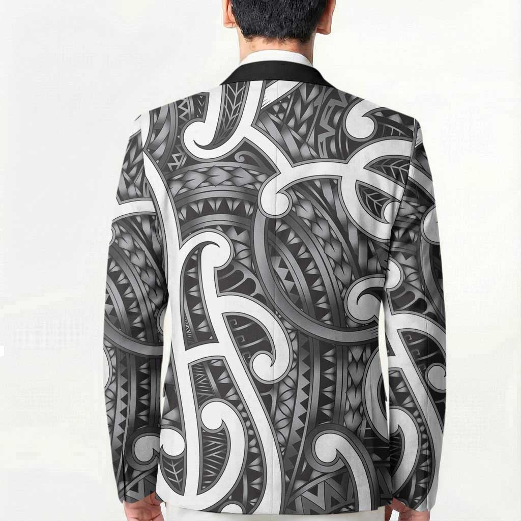 Aotearoa Maori Kowhaiwhai Blazer Kiwikiwi Puhoro and Patiki