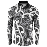 Aotearoa Maori Kowhaiwhai Button Sweatshirt Kiwikiwi Puhoro and Patiki