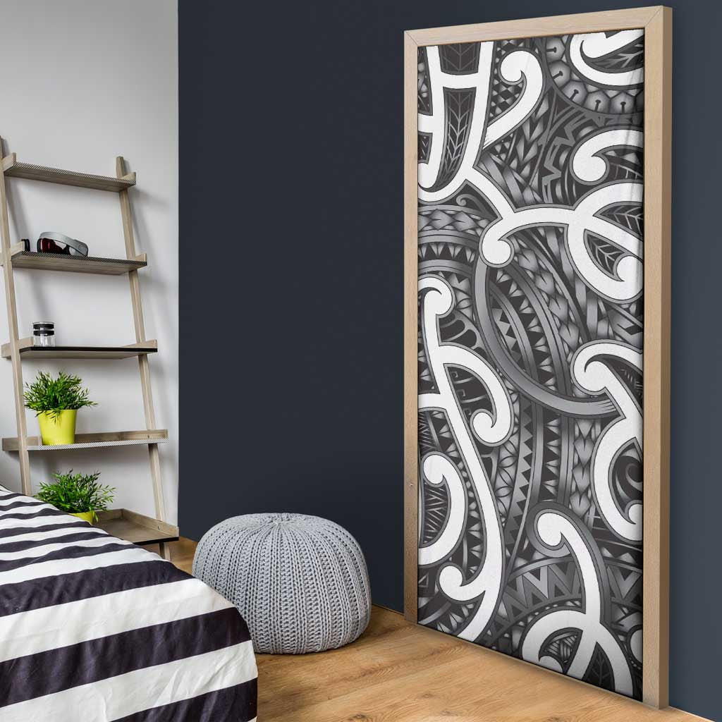 Aotearoa Maori Kowhaiwhai Door Cover Kiwikiwi Puhoro and Patiki LT9 - Polynesian Pride
