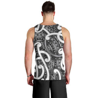 Aotearoa Maori Kowhaiwhai Men Tank Top Kiwikiwi Puhoro and Patiki