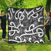 Aotearoa Maori Kowhaiwhai Quilt Kiwikiwi Puhoro and Patiki LT9 - Polynesian Pride