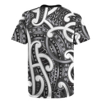 Aotearoa Maori Kowhaiwhai Rugby Jersey Kiwikiwi Puhoro and Patiki