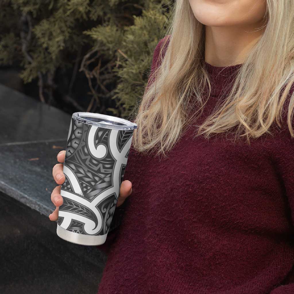 Aotearoa Maori Kowhaiwhai Tumbler Cup Kiwikiwi Puhoro and Patiki