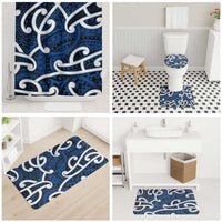 Aotearoa Maori Kowhaiwhai Bathroom Set Kikorangi Puhoro and Patiki LT9 - Polynesian Pride