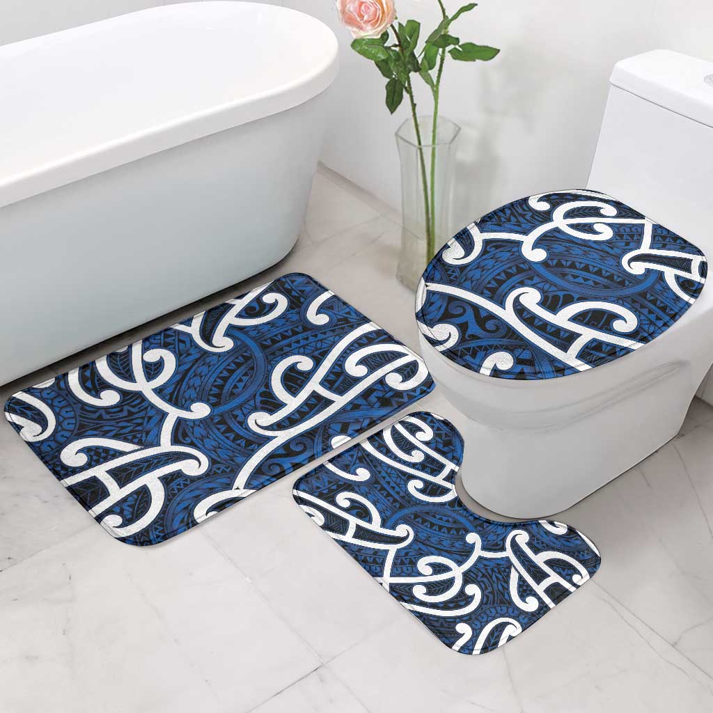 Aotearoa Maori Kowhaiwhai Bathroom Set Kikorangi Puhoro and Patiki LT9 - Polynesian Pride