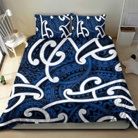 Aotearoa Maori Kowhaiwhai Bedding Set Kikorangi Puhoro and Patiki