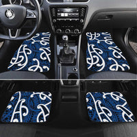 Aotearoa Maori Kowhaiwhai Car Mats Kikorangi Puhoro and Patiki