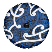 Aotearoa Maori Kowhaiwhai Spare Tire Cover Kikorangi Puhoro and Patiki LT9 - Polynesian Pride
