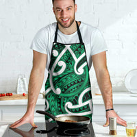Aotearoa Maori Kowhaiwhai Apron Kakariki Puhoro and Patiki LT9 - Polynesian Pride