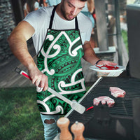 Aotearoa Maori Kowhaiwhai Apron Kakariki Puhoro and Patiki LT9 - Polynesian Pride