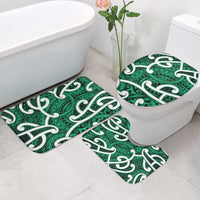 Aotearoa Maori Kowhaiwhai Bathroom Set Kakariki Puhoro and Patiki
