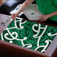 Aotearoa Maori Kowhaiwhai Puzzle Kakariki Puhoro and Patiki