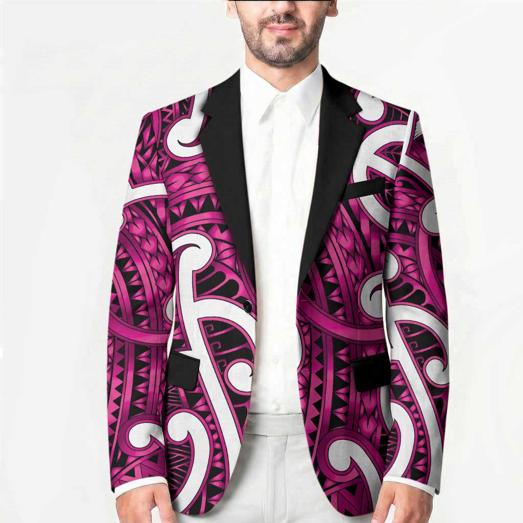 Aotearoa Maori Kowhaiwhai Blazer Mawhero Puhoro and Patiki