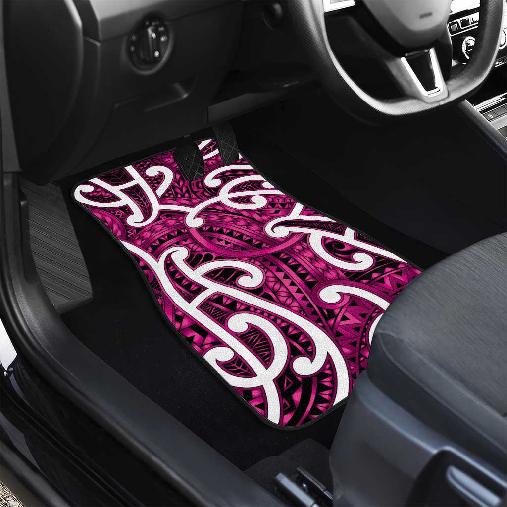 Aotearoa Maori Kowhaiwhai Car Mats Mawhero Puhoro and Patiki