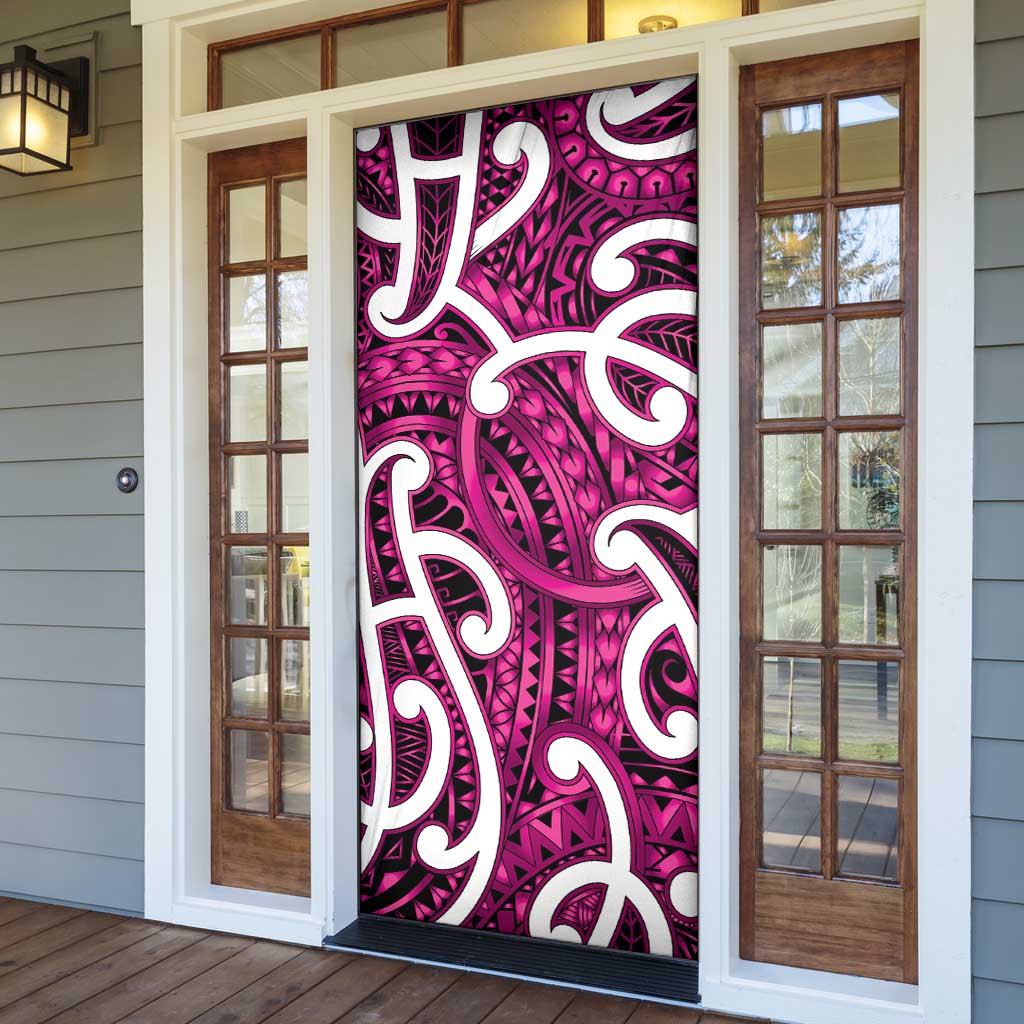 Aotearoa Maori Kowhaiwhai Door Cover Mawhero Puhoro and Patiki LT9 - Polynesian Pride