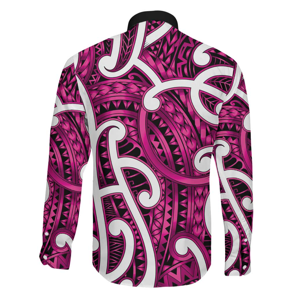 Aotearoa Maori Kowhaiwhai Family Matching Off Shoulder Maxi Dress and Hawaiian Shirt Mawhero Puhoro and Patiki LT9 - Polynesian Pride