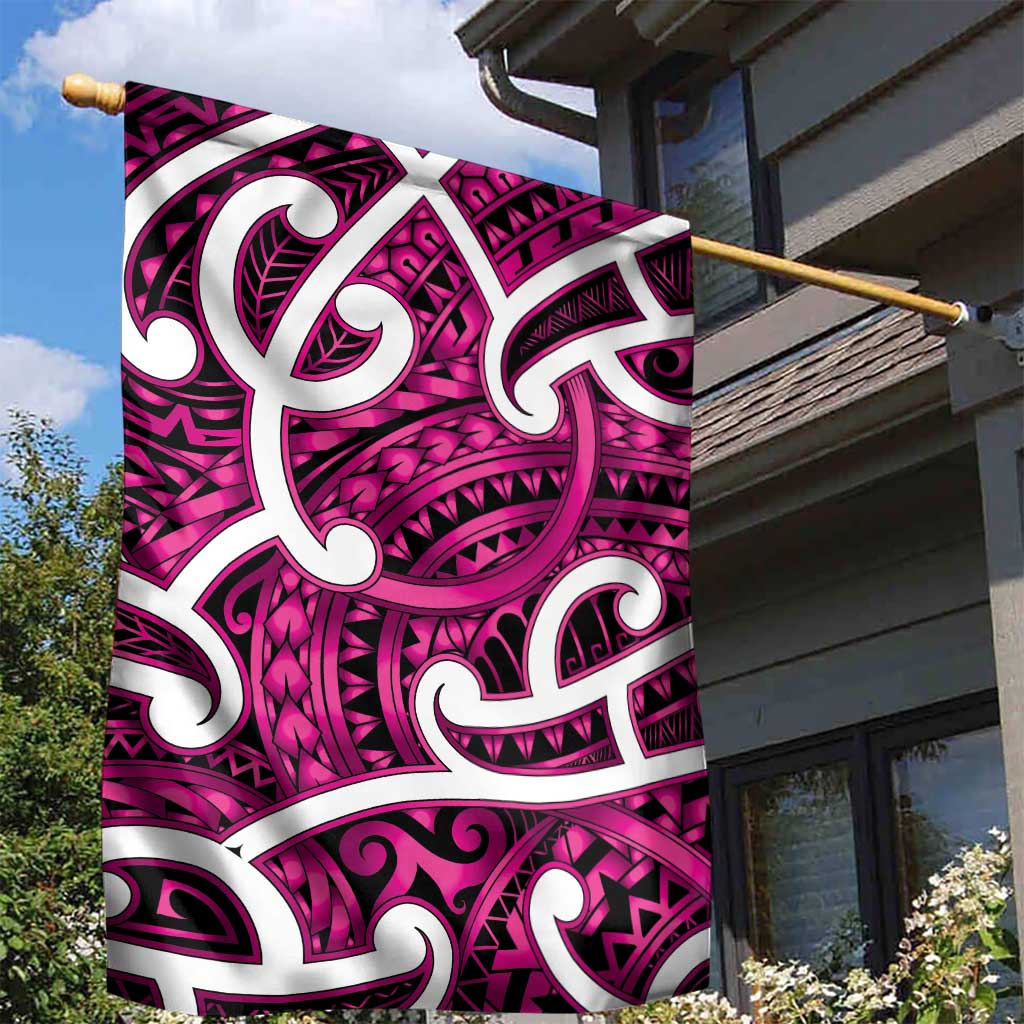 Aotearoa Maori Kowhaiwhai Garden Flag Mawhero Puhoro and Patiki LT9 - Polynesian Pride