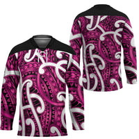Aotearoa Maori Kowhaiwhai Hockey Jersey Mawhero Puhoro and Patiki LT9 - Polynesian Pride