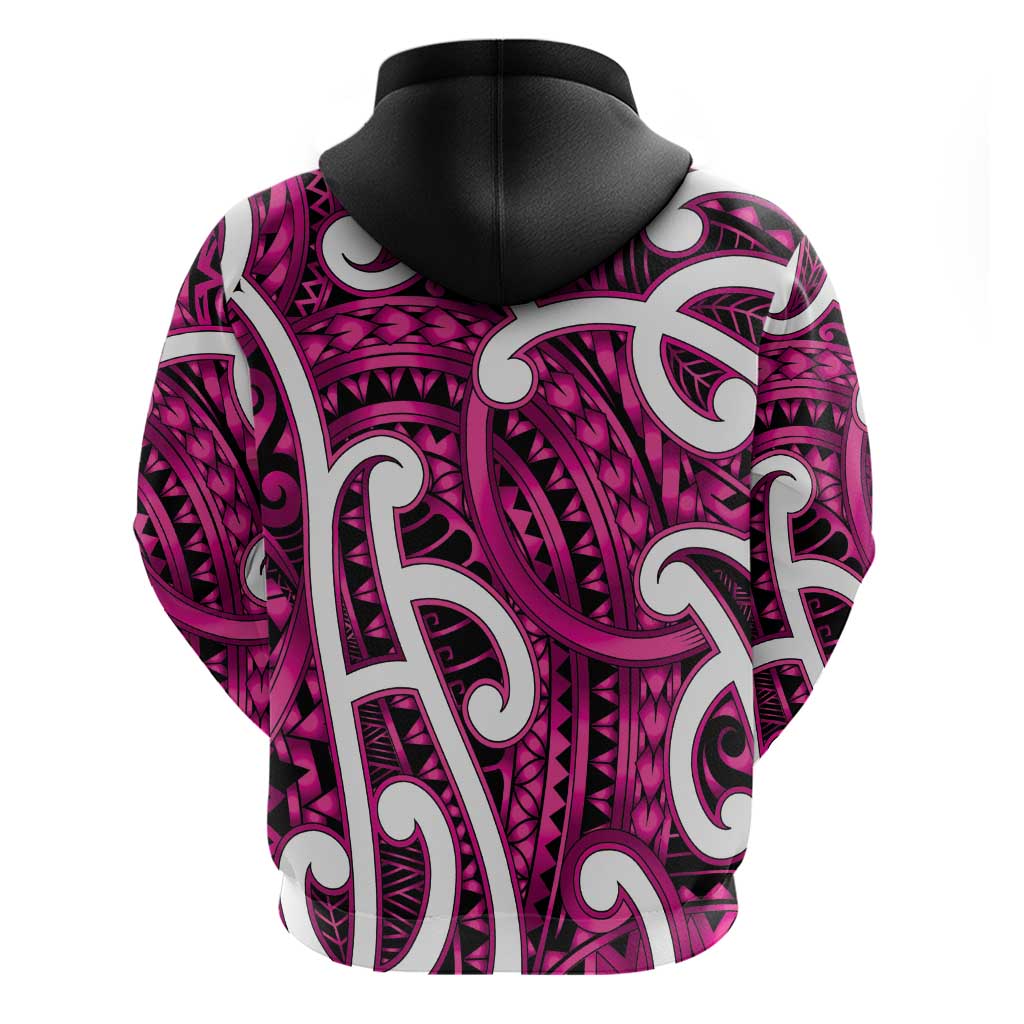 Aotearoa Maori Kowhaiwhai Hoodie Mawhero Puhoro and Patiki LT9 - Polynesian Pride